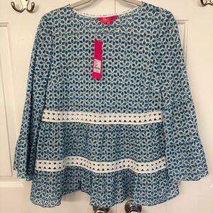 Lilly Pulitzer Eyelet Top, Size Medium, NWT